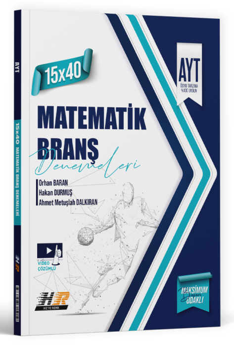 YKS AYT HIZ ve RENK DENEME (15*40) MATEMATİK - 26